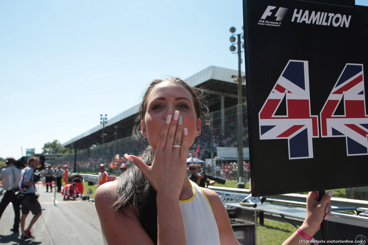 GP ITALIA, 06.09.2015 - Gara, griglia Ragazza