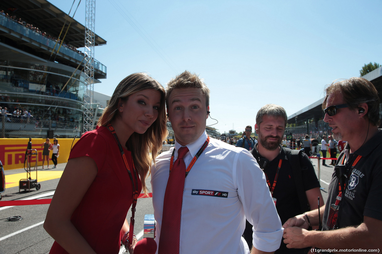 GP ITALIA, 06.09.2015 - Gara, Federica Masolin e Davide Valsecchi (ITA), Sky