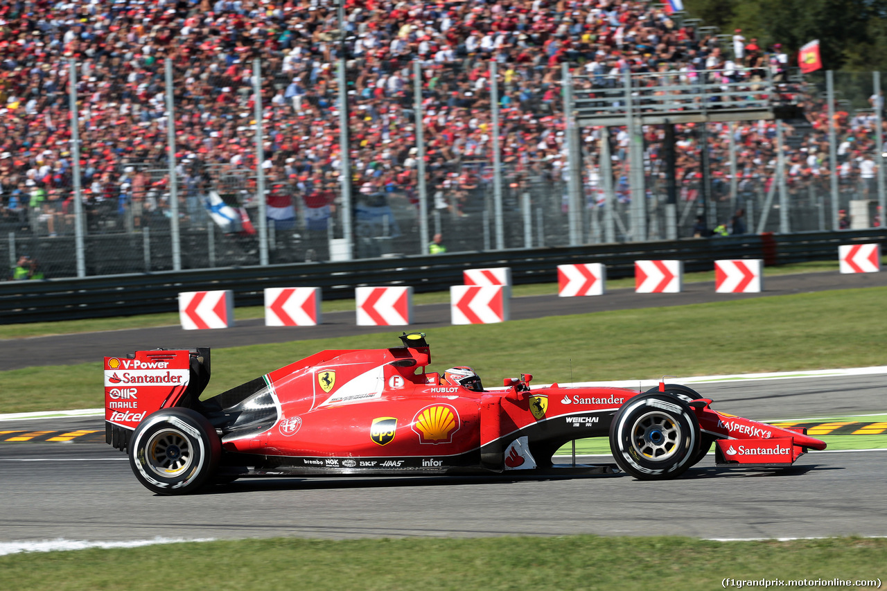 GP ITALIA, 06.09.2015 - Gara, Kimi Raikkonen (FIN) Ferrari SF15-T