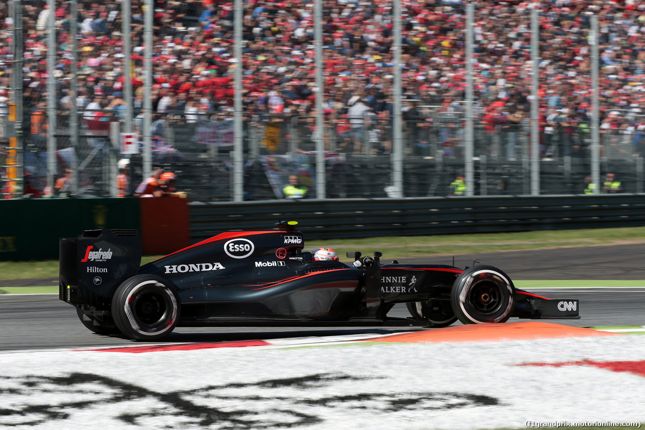 GP ITALIA, 06.09.2015 - Gara, Jenson Button (GBR)  McLaren Honda MP4-30.