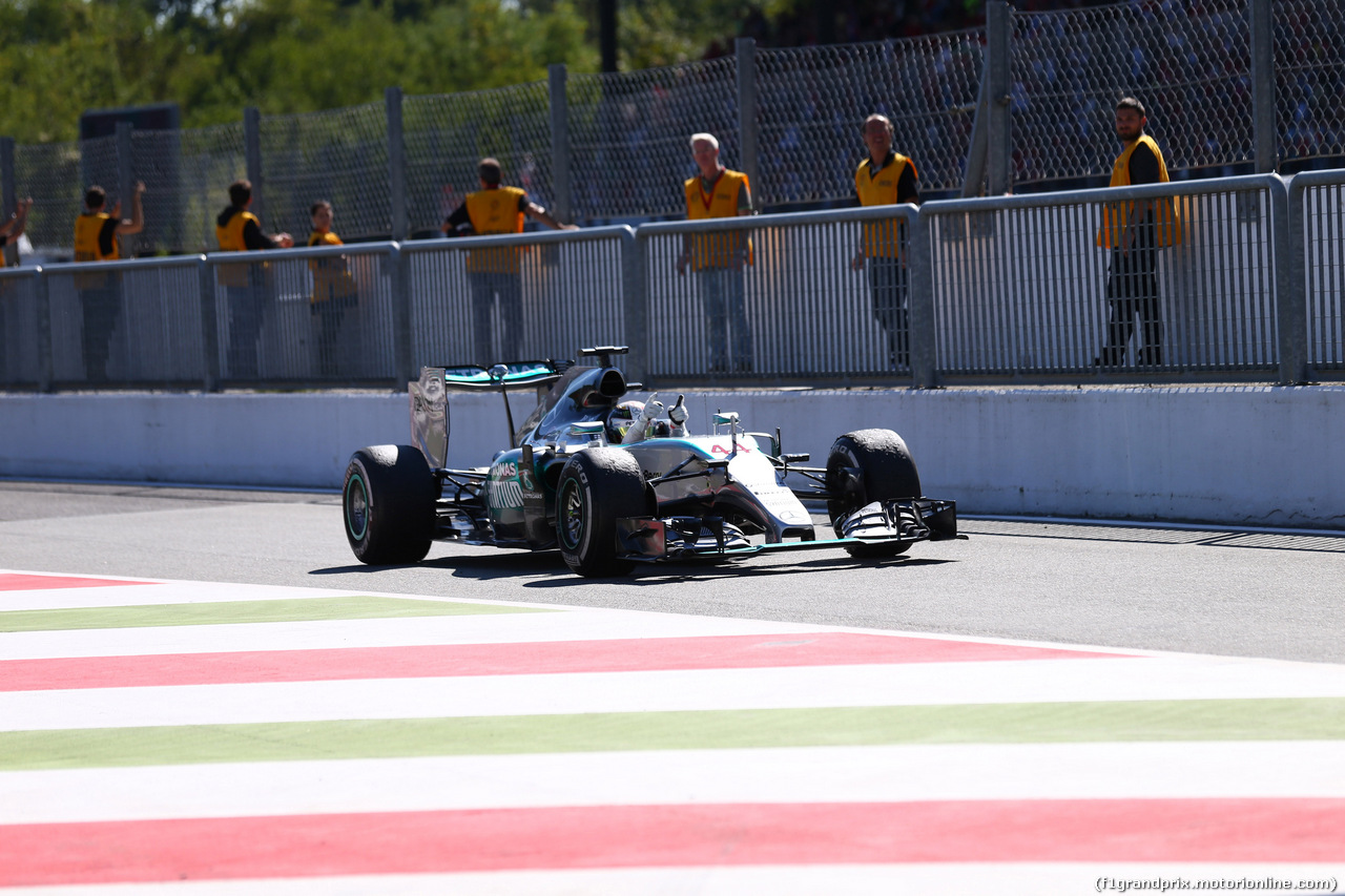 GP ITALIA, 06.09.2015 - Gara, Lewis Hamilton (GBR) Mercedes AMG F1 W06 vincitore