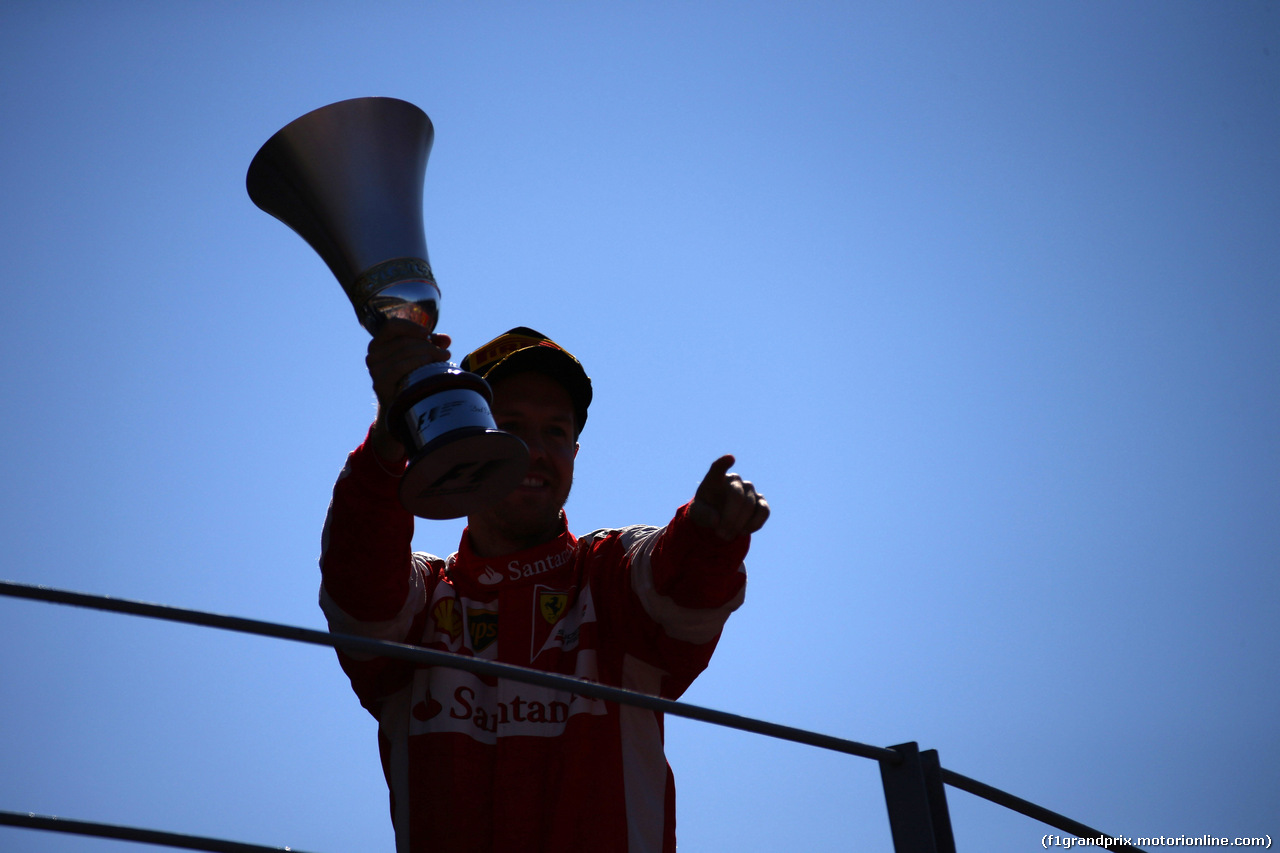 GP ITALIA, 06.09.2015 - Gara, secondo Sebastian Vettel (GER) Ferrari SF15-T