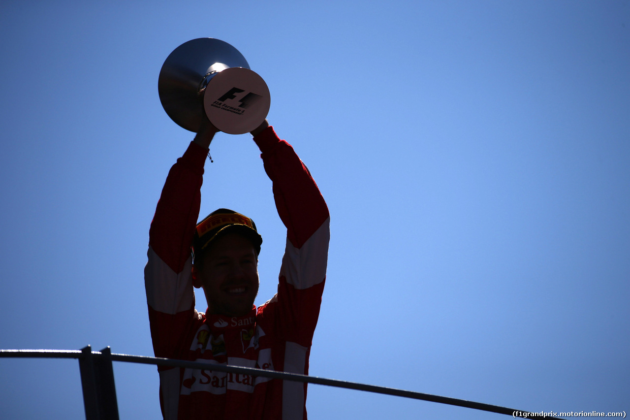 GP ITALIA, 06.09.2015 - Gara, Sebastian Vettel (GER) Ferrari SF15-T