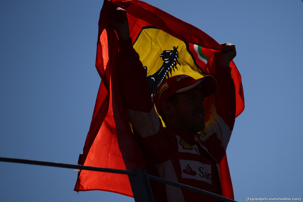 GP ITALIA, 06.09.2015 - Gara, secondo Sebastian Vettel (GER) Ferrari SF15-T