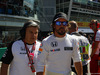 GP ITALIA, 06.09.2015 - Gara, Fabrizio Borra (ITA), physiotherapist of Fernando Alonso (ESP) e Fernando Alonso (ESP) McLaren Honda MP4-30