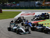 GP ITALIA, 06.09.2015 - Gara, Nico Rosberg (GER) Mercedes AMG F1 W06 e Sergio Perez (MEX) Sahara Force India F1 VJM08