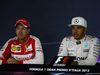 GP ITALIA, 06.09.2015 - Gara, Conferenza Stampa, Sebastian Vettel (GER) Ferrari SF15-T e Lewis Hamilton (GBR) Mercedes AMG F1 W06