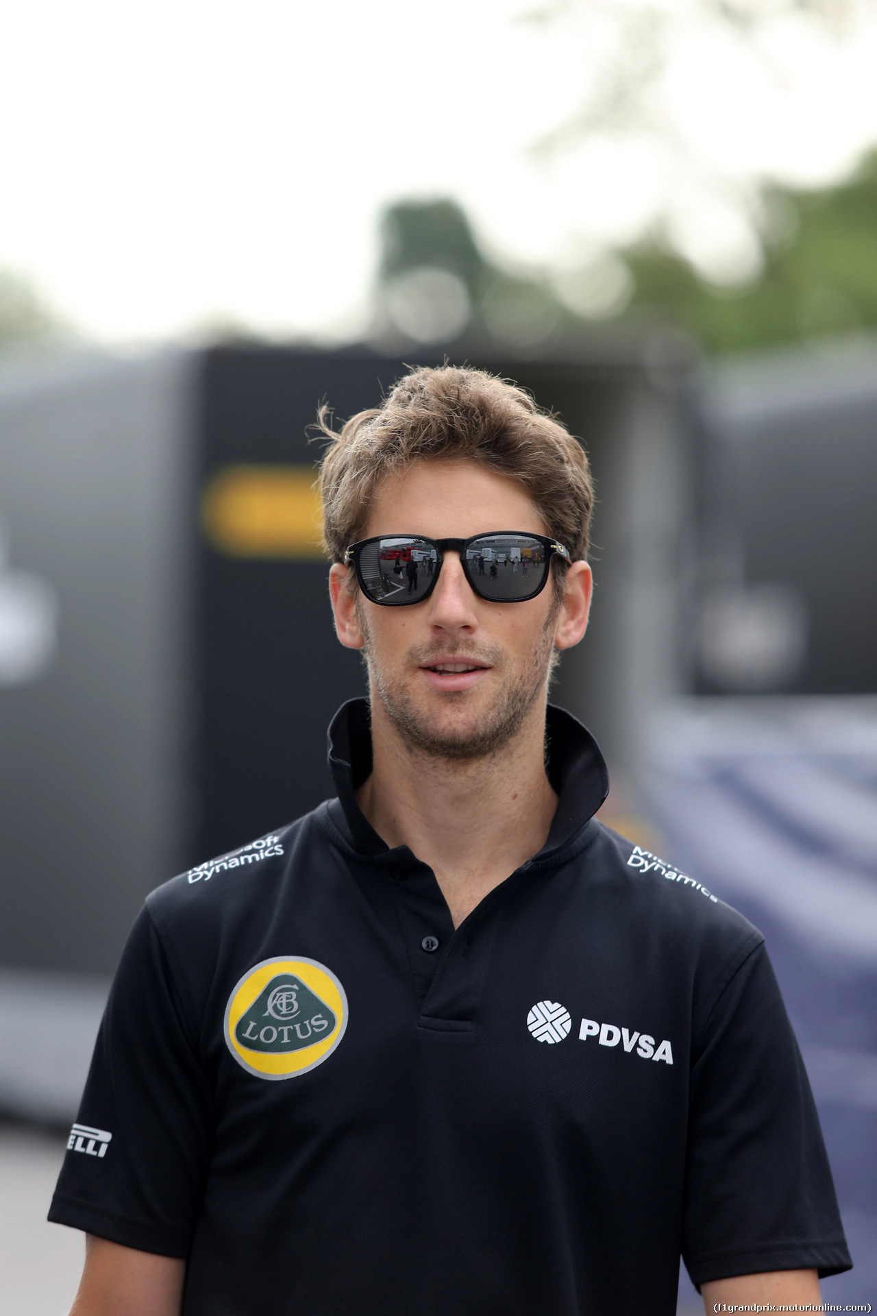 GP ITALIA, 03.09.2015 - Romain Grosjean (FRA) Lotus F1 Team E23