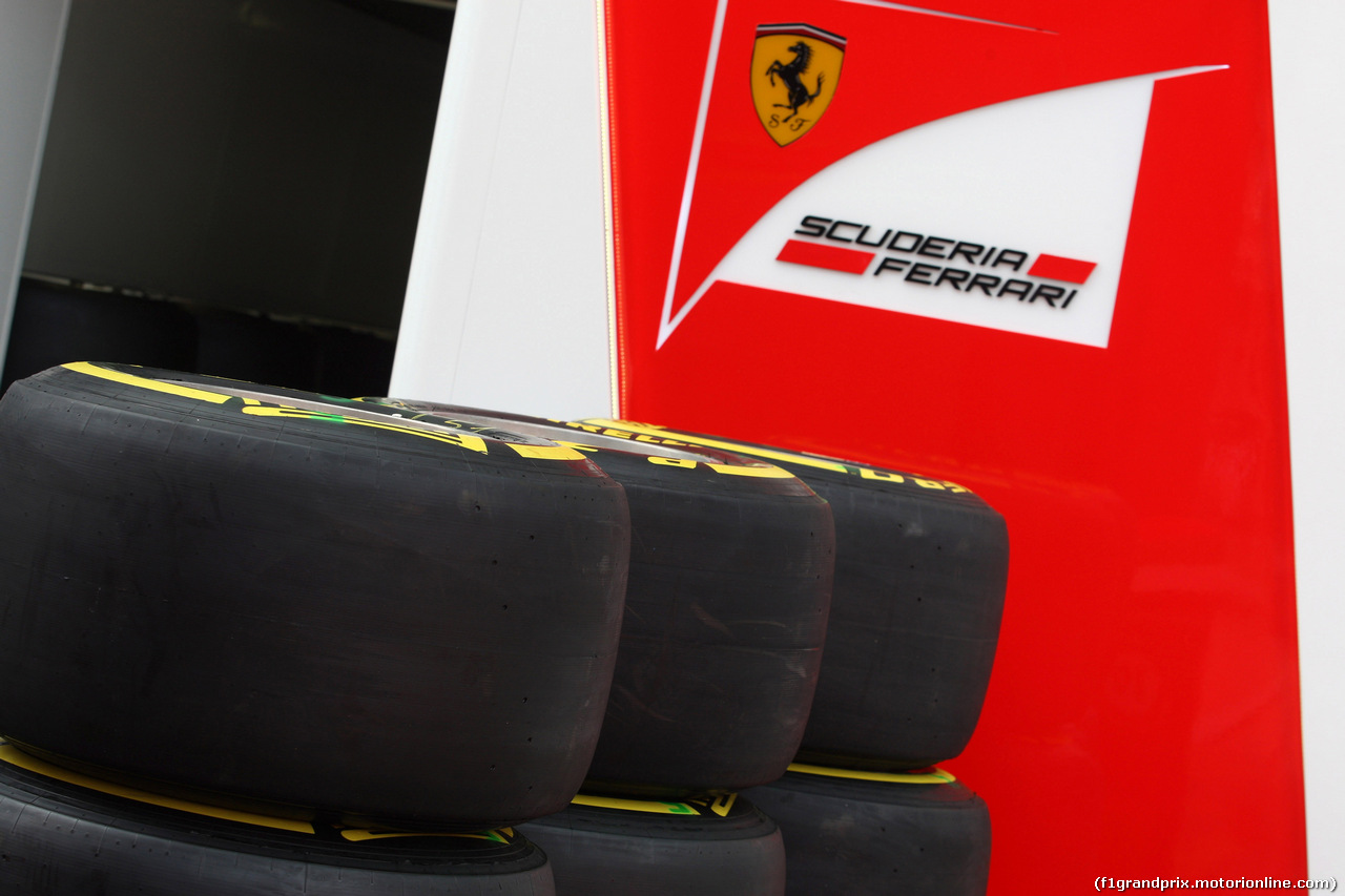 GP ITALIA, 03.09.2015 - Pirelli Tyres od scuderia Ferrari