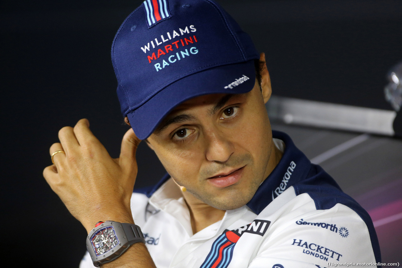 GP ITALIA, 03.09.2015 - Conferenza Stampa, Felipe Massa (BRA) Williams F1 Team FW37