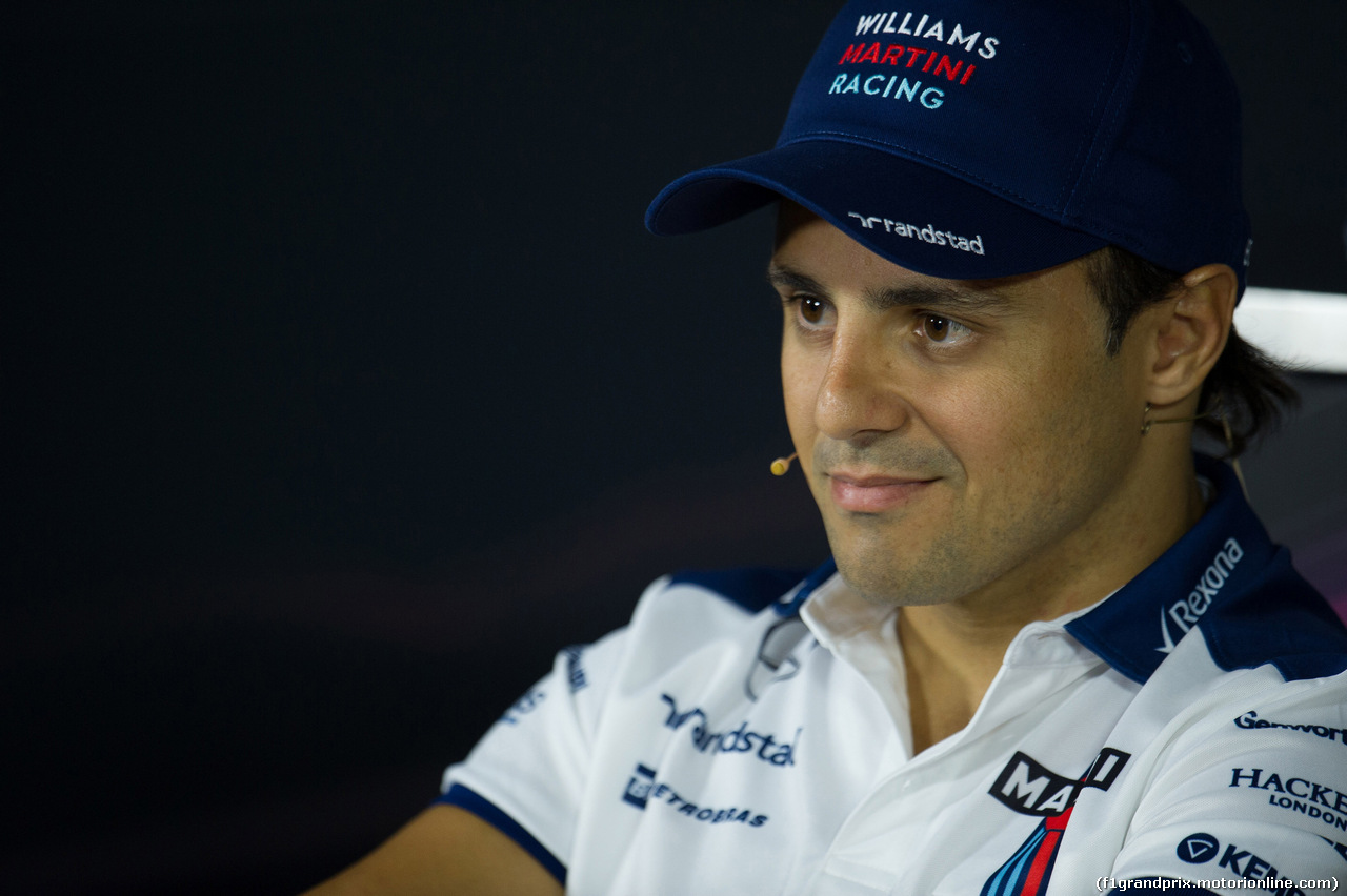 GP ITALIA, 03.09.2015 - Conferenza Stampa, Felipe Massa (BRA) Williams F1 Team FW37