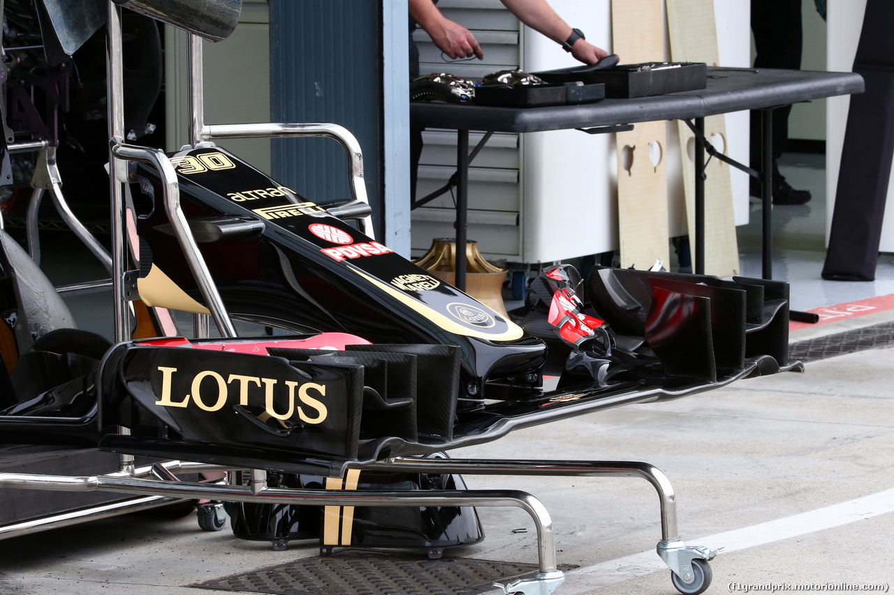GP ITALIA, 03.09.2015 - Lotus F1 Team E23, detail