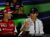 GP ITALIA, 03.09.2015 - Conferenza Stampa, Sebastian Vettel (GER) Ferrari SF15-T e Nico Rosberg (GER) Mercedes AMG F1 W06