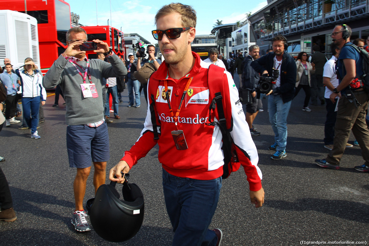 GP ITALIA, 05.09.2015 - Prove Libere 3, Sebastian Vettel (GER) Ferrari SF15-T