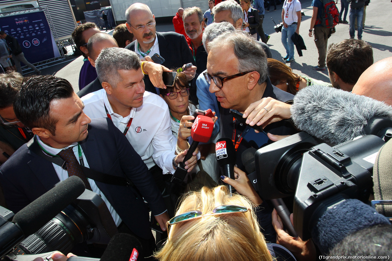 GP ITALIA, 05.09.2015 - Prove Libere 3, Sergio Marchionne (ITA), Ferrari President e CEO of Fiat Chrysler Automobiles