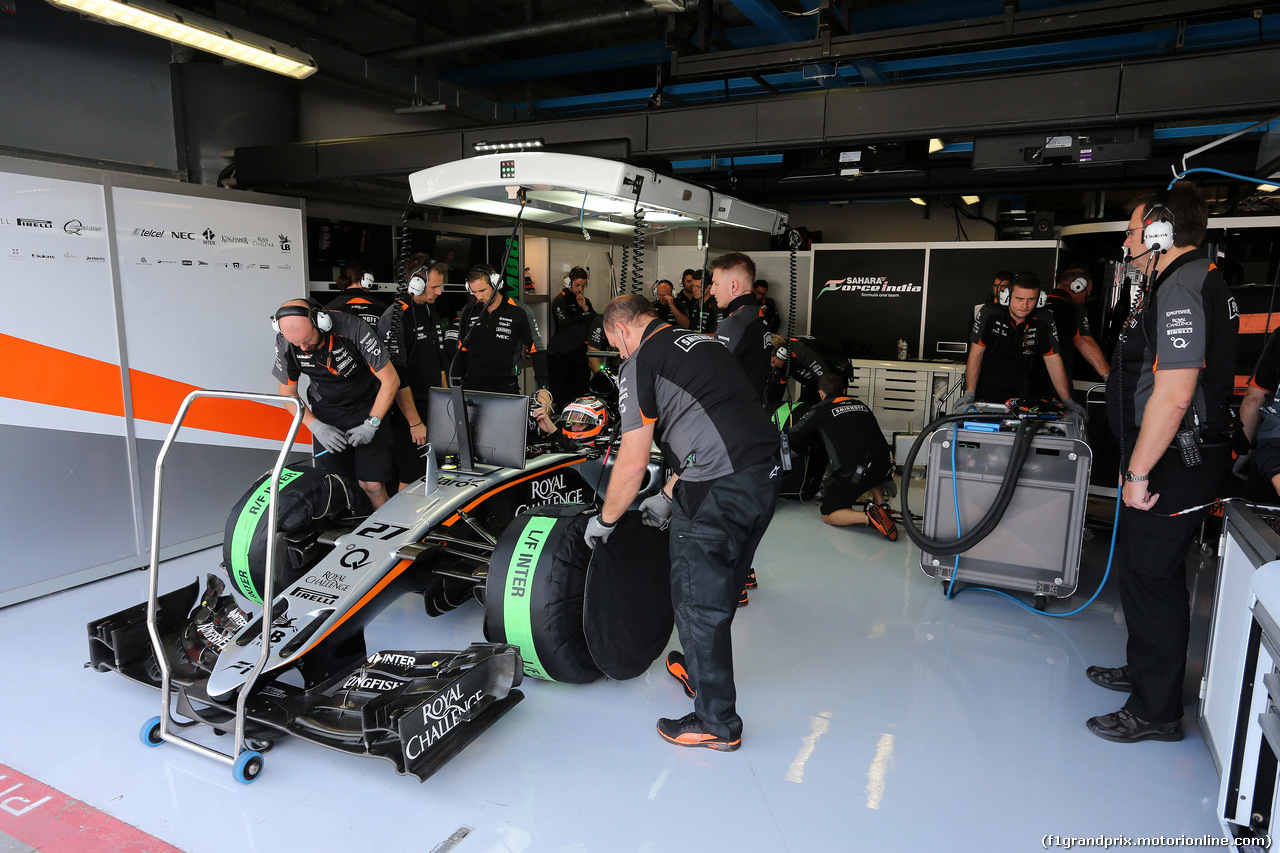 GP ITALIA, 05.09.2015 - Prove Libere 3, Nico Hulkenberg (GER) Sahara Force India F1 VJM08