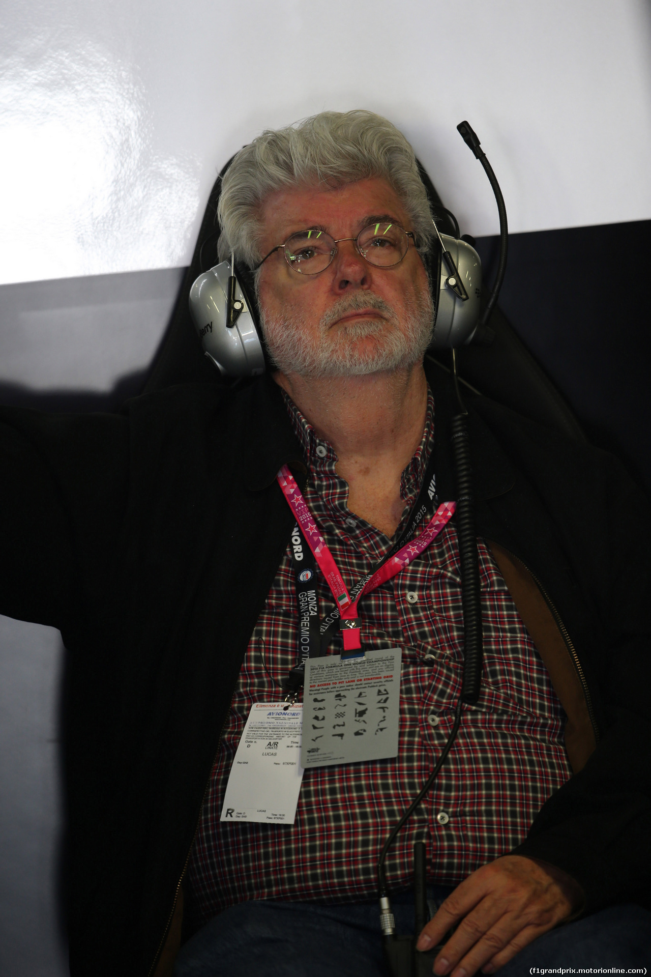 GP ITALIA, 05.09.2015 - Prove Libere 3, George Lucas (USA) Film Producer