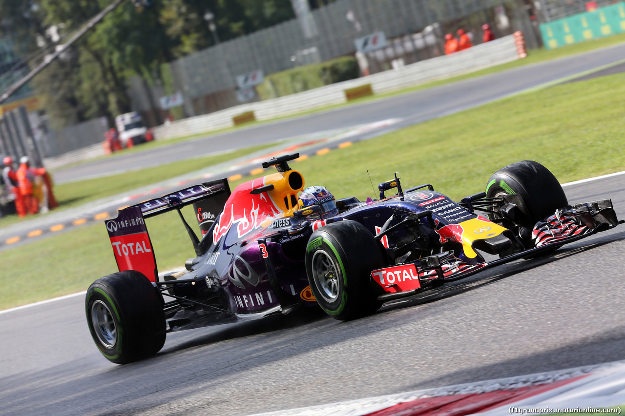 GP ITALIA, 05.09.2015 - Prove Libere 3, Daniel Ricciardo (AUS) Red Bull Racing RB11