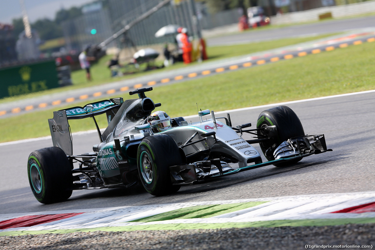 GP ITALIA, 05.09.2015 - Prove Libere 3, Lewis Hamilton (GBR) Mercedes AMG F1 W06