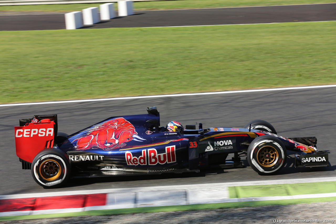 GP ITALIA, 05.09.2015 - Prove Libere 3, Max Verstappen (NED) Scuderia Toro Rosso STR10