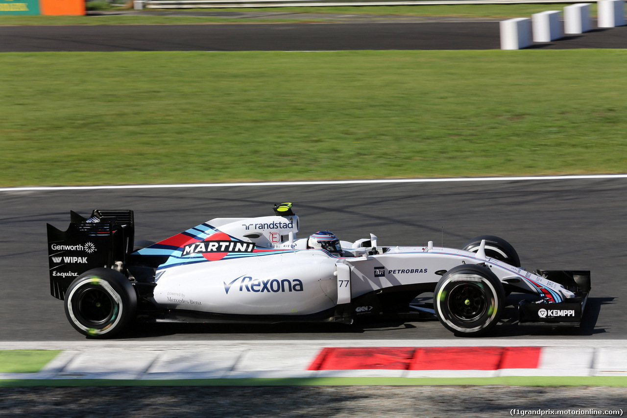 GP ITALIA, 05.09.2015 - Prove Libere 3, Valtteri Bottas (FIN) Williams F1 Team FW37