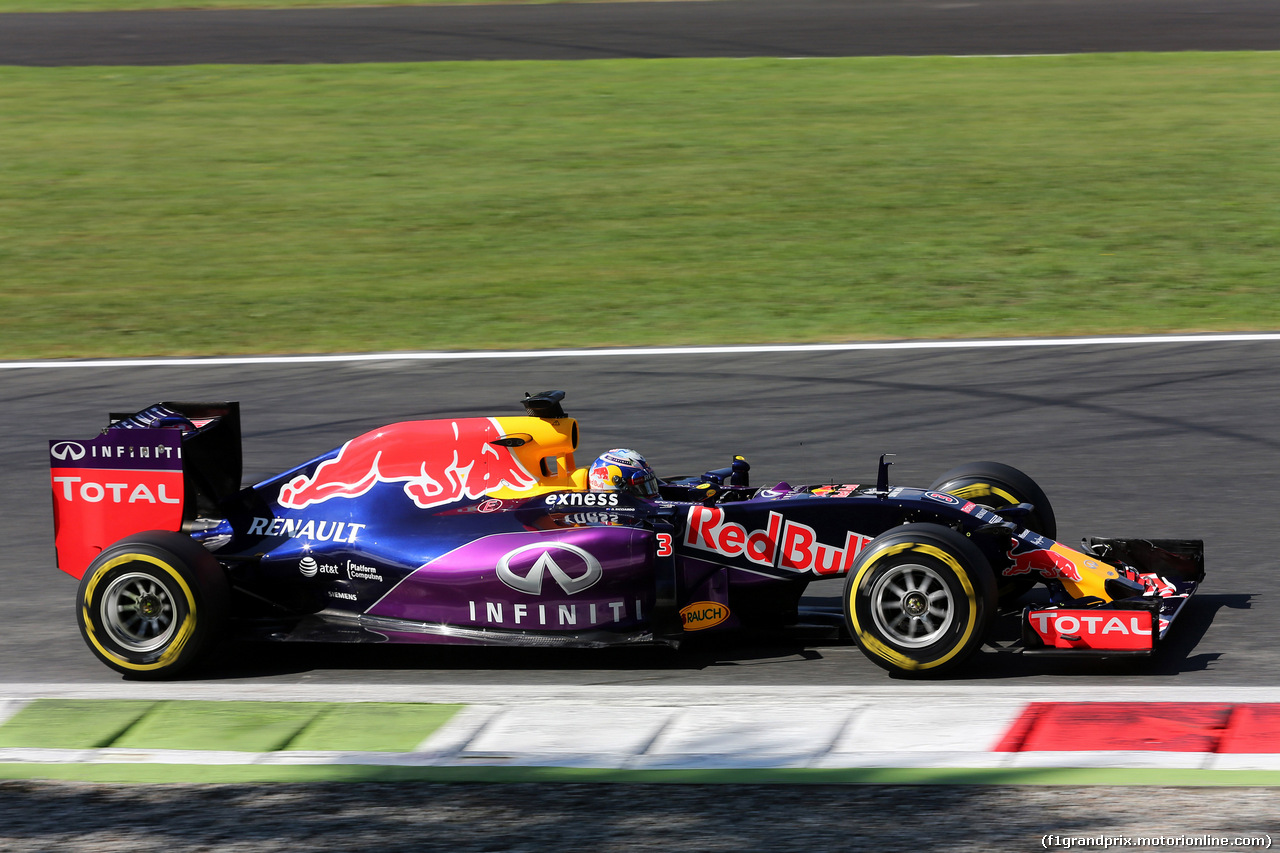 GP ITALIA, 05.09.2015 - Prove Libere 3, Daniel Ricciardo (AUS) Red Bull Racing RB11