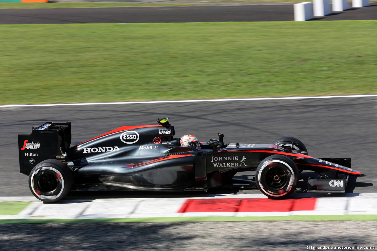 GP ITALIA, 05.09.2015 - Prove Libere 3, Jenson Button (GBR)  McLaren Honda MP4-30.