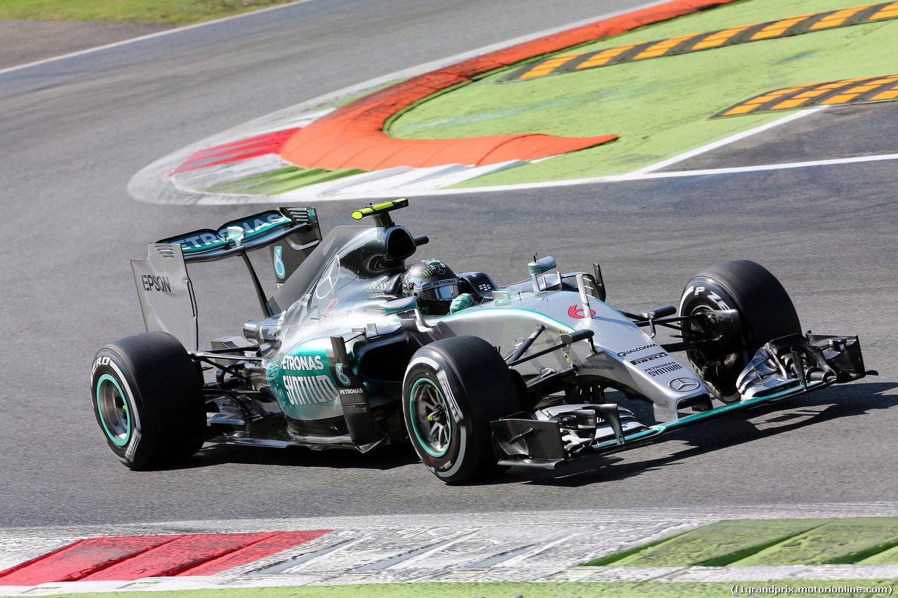 GP ITALIA, 05.09.2015 - Prove Libere 3, Nico Rosberg (GER) Mercedes AMG F1 W06