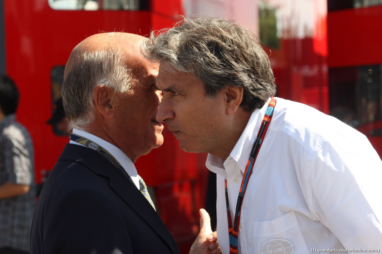 GP ITALIA, 05.09.2015 - Prove Libere 3, Dr. Angelo Sticchi Damiani (ITA) Aci Csai President e Pasquale Lattuneddu (ITA), FOM