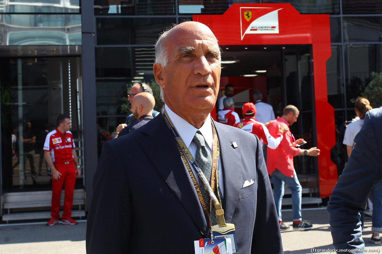 GP ITALIA, 05.09.2015 - Prove Libere 3, Dr. Angelo Sticchi Damiani (ITA) Aci Csai President