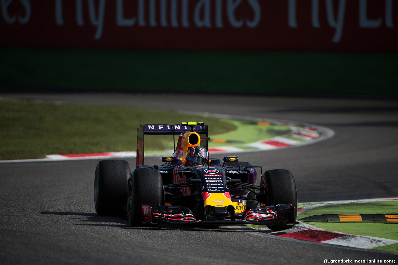 GP ITALIA, 05.09.2015 - Prove Libere 3, Daniil Kvyat (RUS) Red Bull Racing RB11