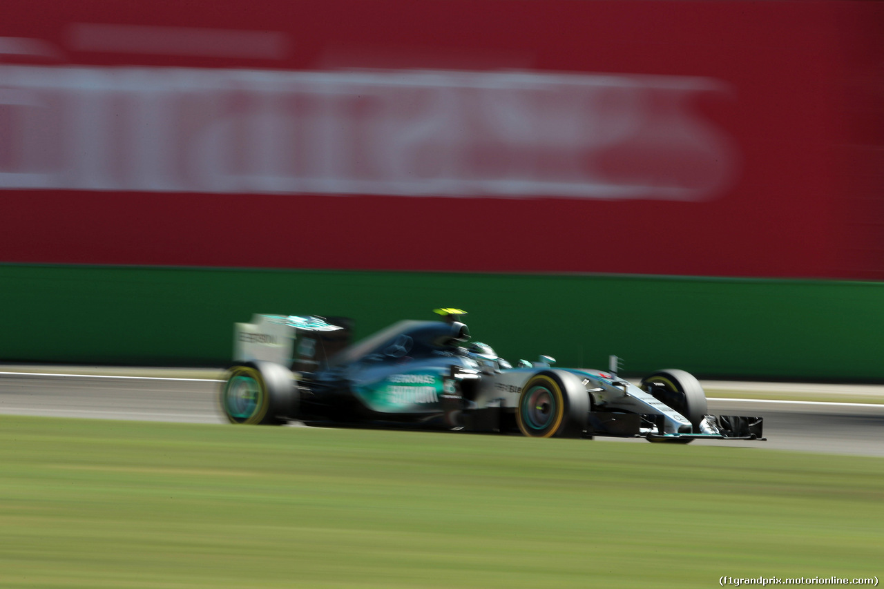 GP ITALIA, 05.09.2015 - Prove Libere 3, Nico Rosberg (GER) Mercedes AMG F1 W06