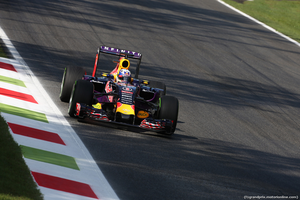 GP ITALIA, 05.09.2015 - Prove Libere 3, Daniel Ricciardo (AUS) Red Bull Racing RB11