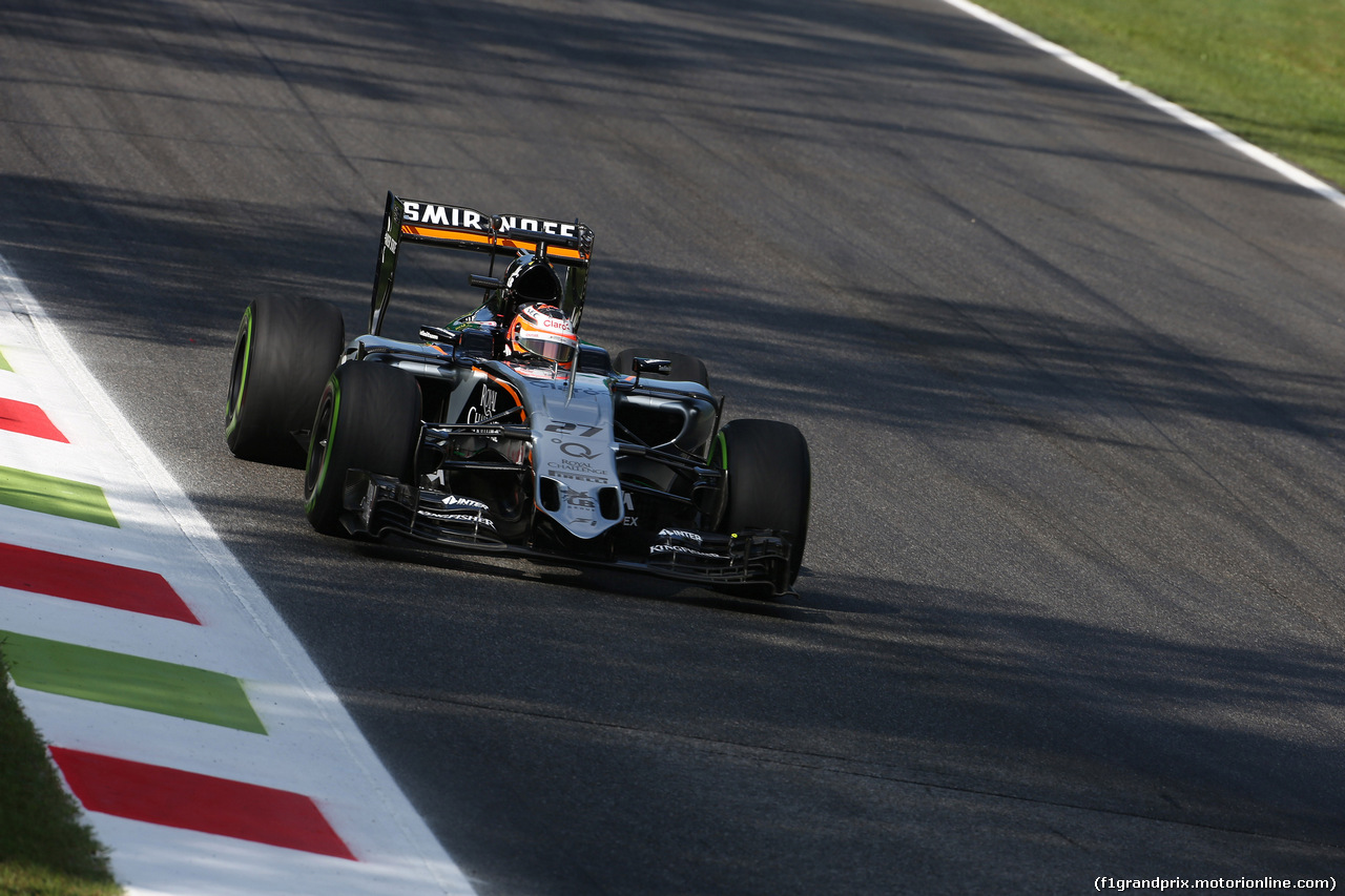 GP ITALIA, 05.09.2015 - Prove Libere 3, Nico Hulkenberg (GER) Sahara Force India F1 VJM08