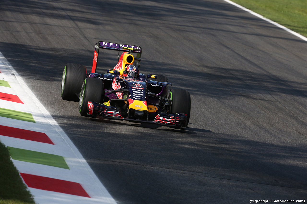 GP ITALIA, 05.09.2015 - Prove Libere 3, Daniel Ricciardo (AUS) Red Bull Racing RB11