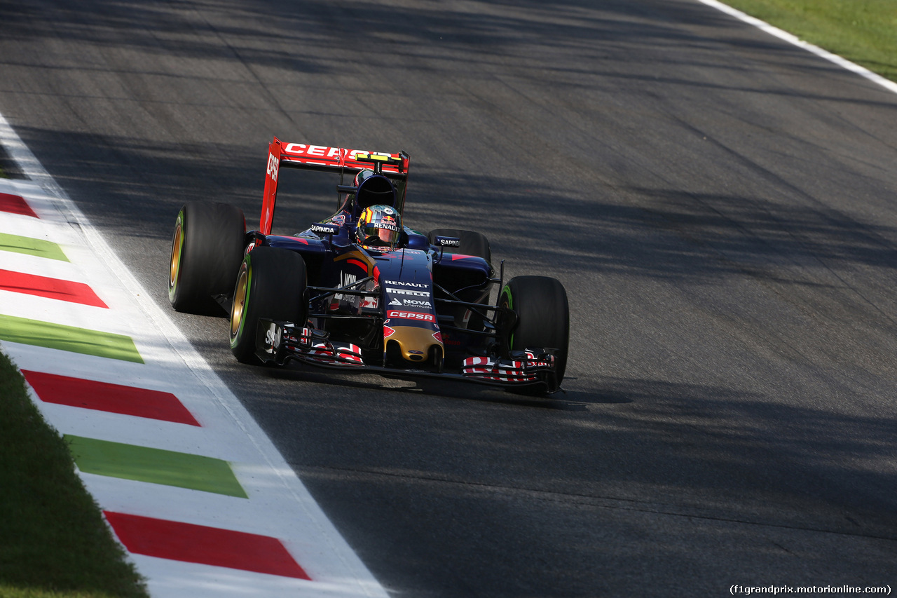 GP ITALIA, 05.09.2015 - Prove Libere 3, Carlos Sainz Jr (ESP) Scuderia Toro Rosso STR10