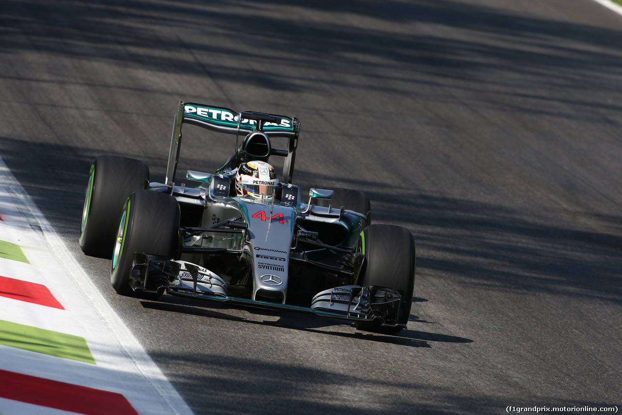 GP ITALIA, 05.09.2015 - Prove Libere 3, Lewis Hamilton (GBR) Mercedes AMG F1 W06