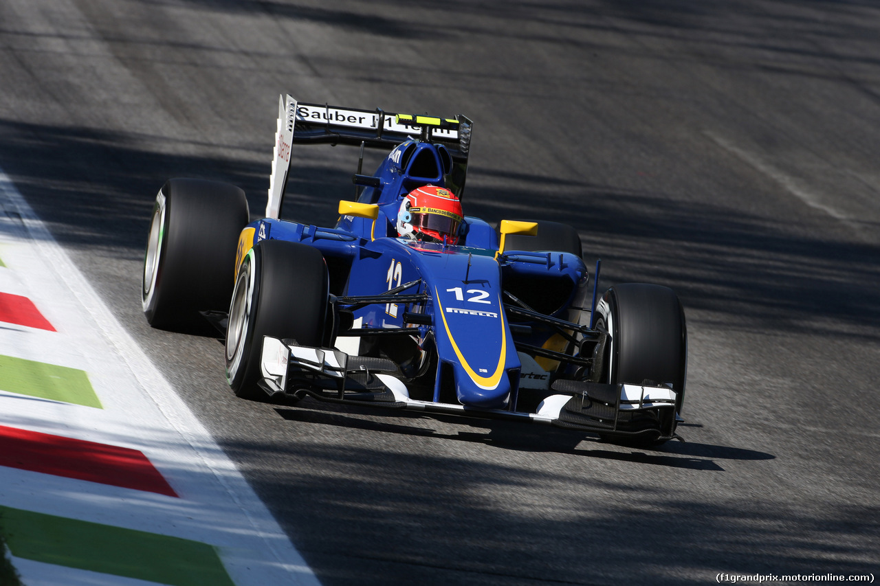 GP ITALIA, 05.09.2015 - Prove Libere 3, Felipe Nasr (BRA) Sauber C34