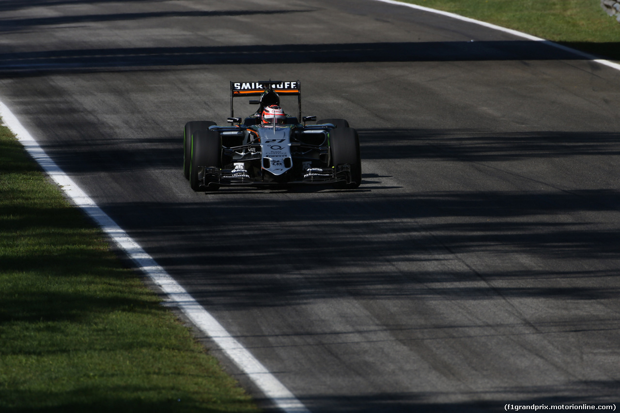 GP ITALIA, 05.09.2015 - Prove Libere 3, Nico Hulkenberg (GER) Sahara Force India F1 VJM08