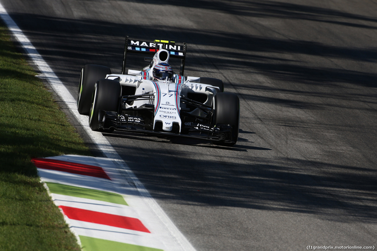 GP ITALIA, 05.09.2015 - Prove Libere 3, Valtteri Bottas (FIN) Williams F1 Team FW37