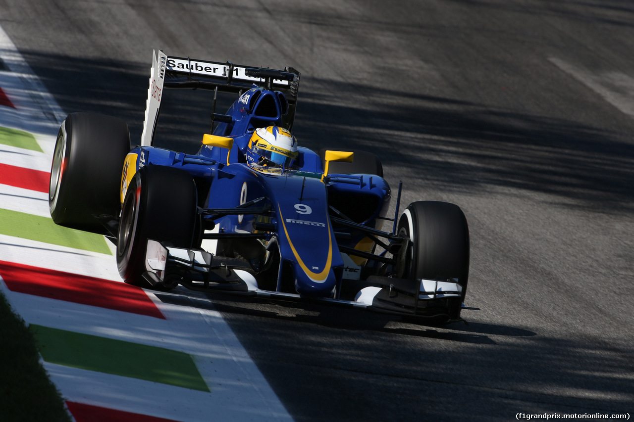 GP ITALIA, 05.09.2015 - Prove Libere 3, Marcus Ericsson (SUE) Sauber C34