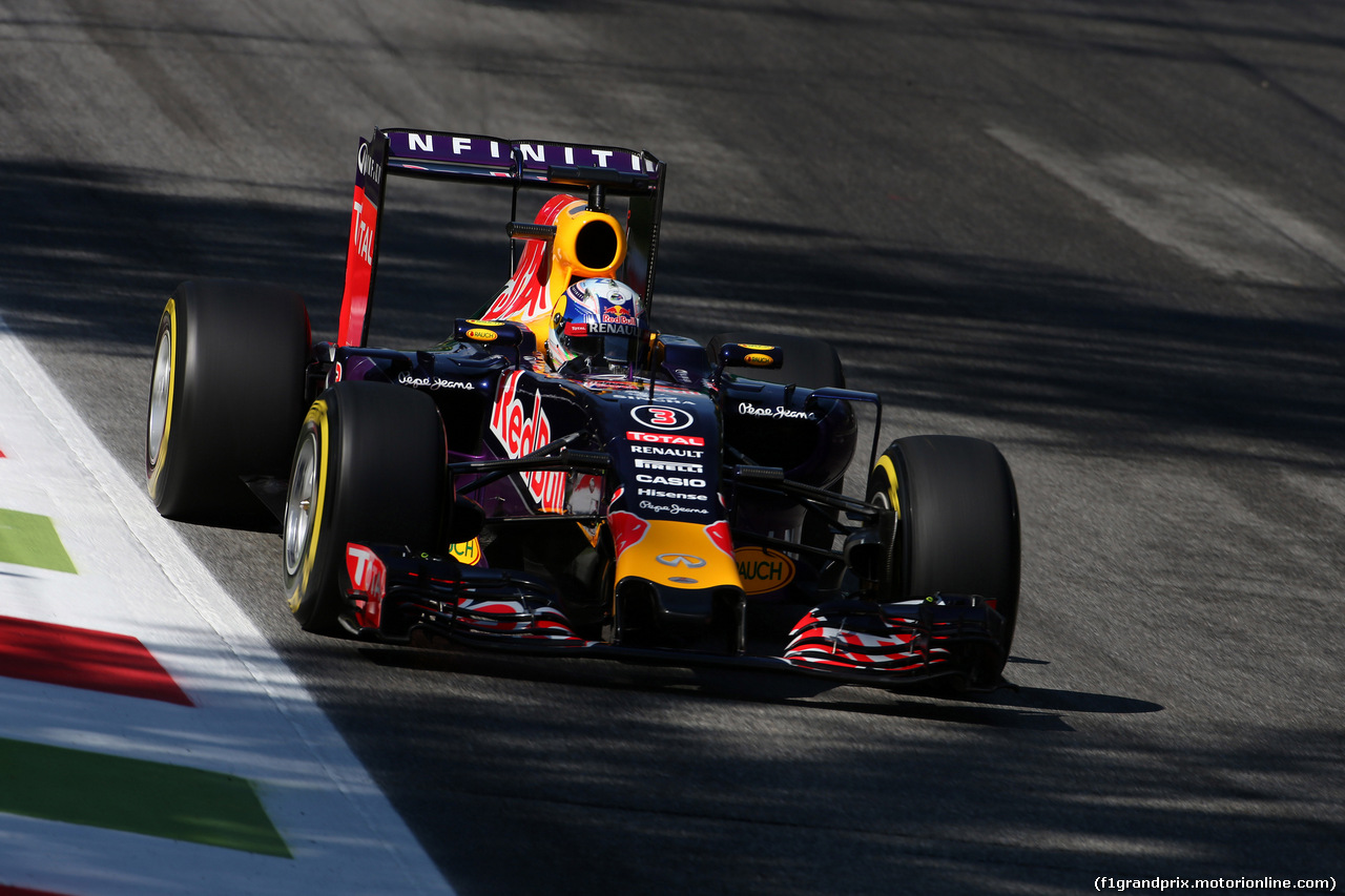 GP ITALIA, 05.09.2015 - Prove Libere 3, Daniel Ricciardo (AUS) Red Bull Racing RB11