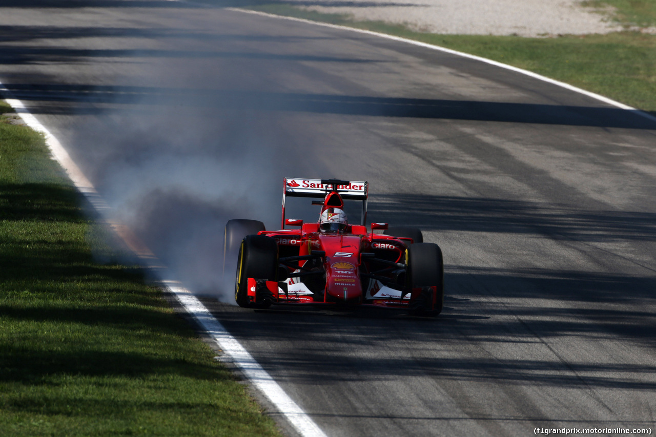 GP ITALIA, 05.09.2015 - Prove Libere 3, Sebastian Vettel (GER) Ferrari SF15-T
