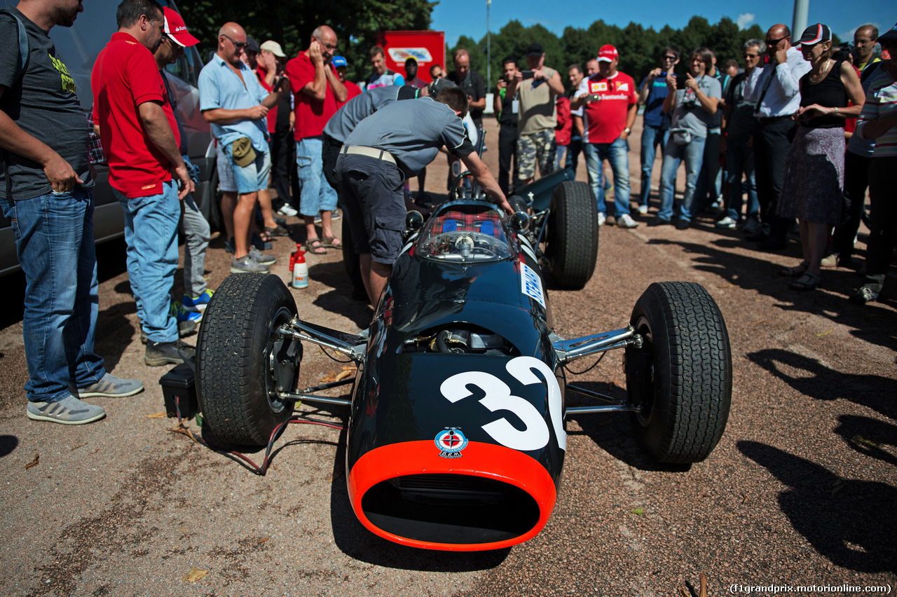 GP ITALIA, 05.09.2015 - The BRM P261 that Jackie Stewart (GBR) drove to his first Grand Prix victory at the 1965 Italian GP.