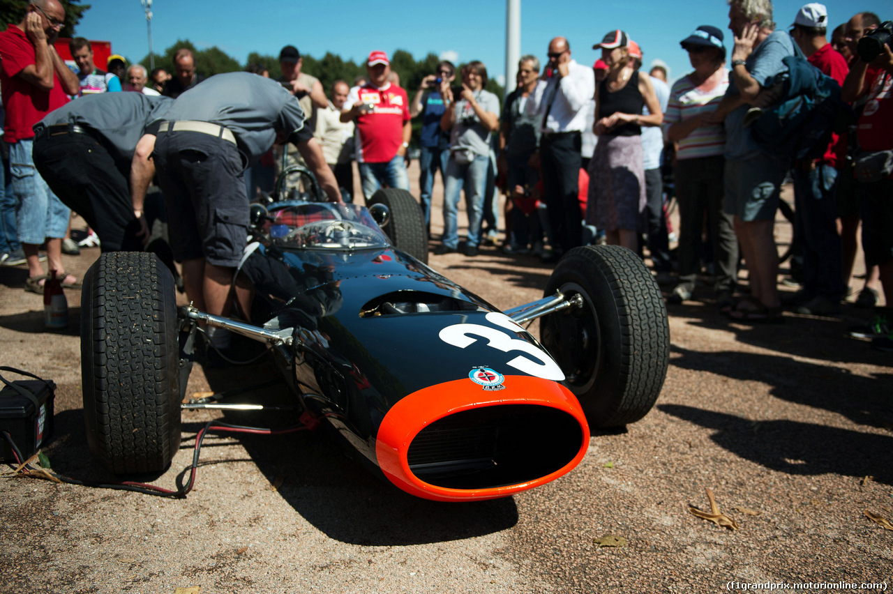 GP ITALIA, 05.09.2015 - The BRM P261 that Jackie Stewart (GBR) drove to his first Grand Prix victory at the 1965 Italian GP.