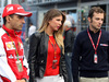 GP ITALIA, 05.09.2015 - Free Practice 3, Marc Gene (ESP), Test Driver Ferrari, e Federica Masolin, Sky e Luca Filippi (ITA), Sky TV