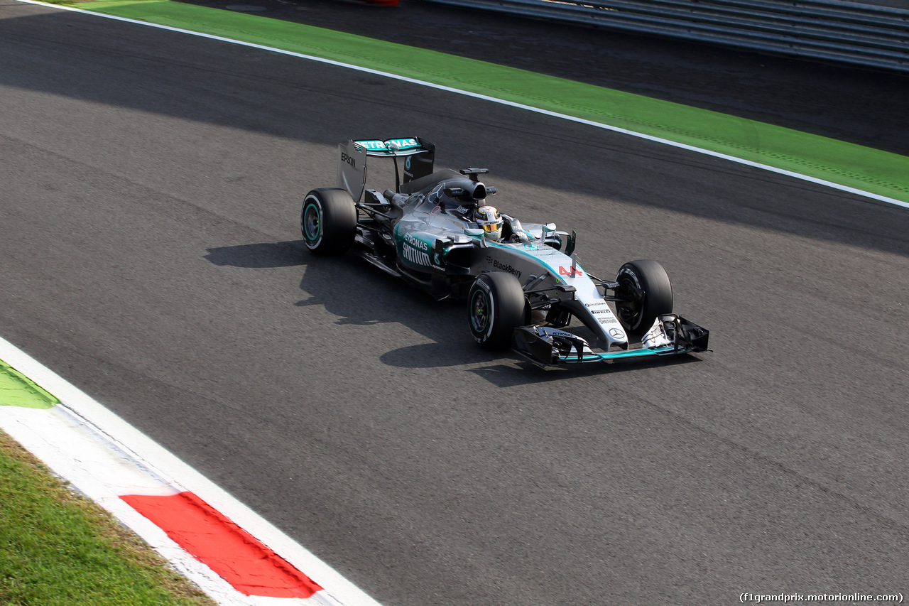 GP ITALIA, 04.09.2015 - Prove Libere 1, Lewis Hamilton (GBR) Mercedes AMG F1 W06