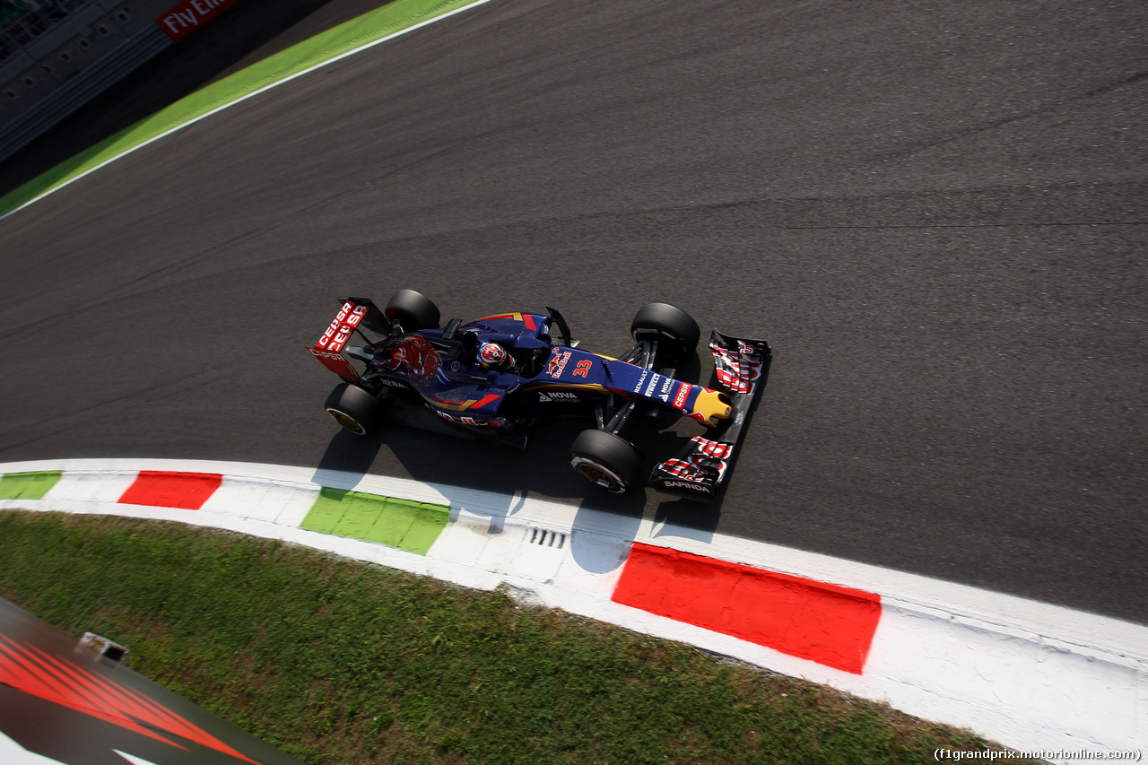 GP ITALIA, 04.09.2015 - Prove Libere 1, Max Verstappen (NED) Scuderia Toro Rosso STR10