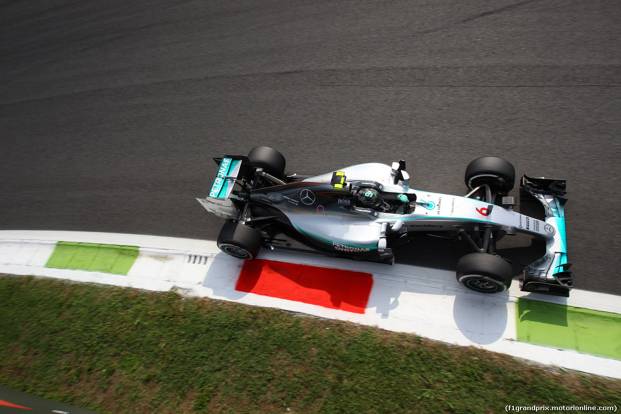 GP ITALIA, 04.09.2015 - Prove Libere 1, Nico Rosberg (GER) Mercedes AMG F1 W06