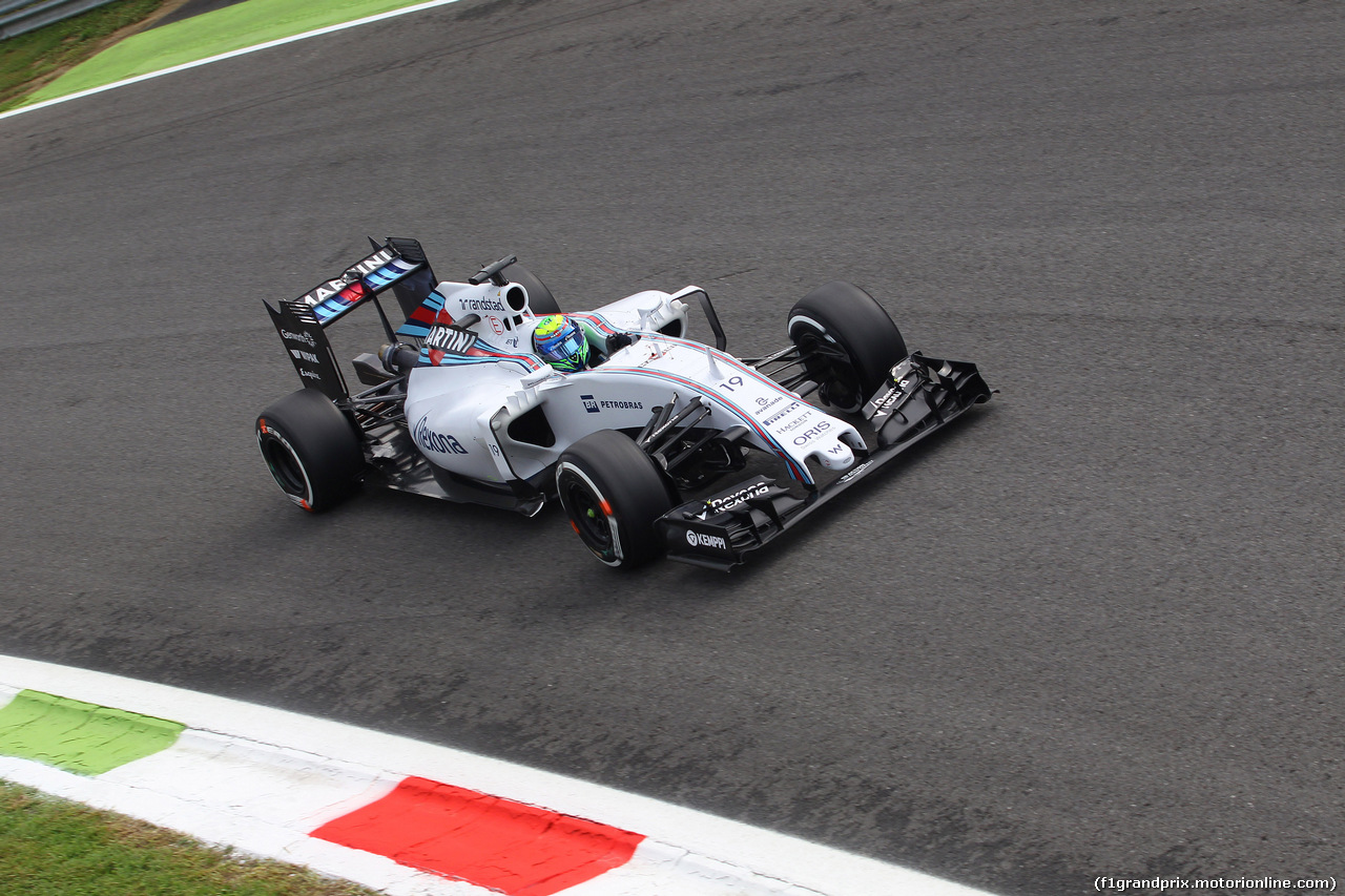 GP ITALIA, 04.09.2015 - Prove Libere 1, Felipe Massa (BRA) Williams F1 Team FW37